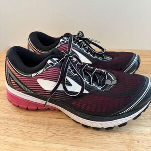 Brooks Ghost 10 Pink Peacock 1202461B067 Women's Size Medium B 8.5